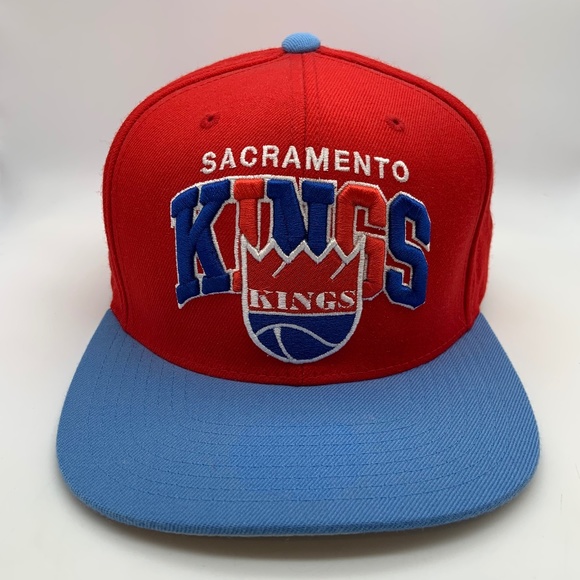Vintage Sacramento Kings Basketball Snapback Hat Hardwood Classics Acrylic/Wool - Picture 1 of 14